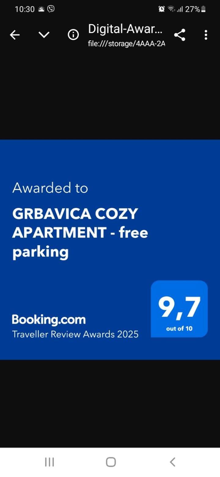Grbavica Cozy - Free Parking *